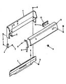 Backguard section