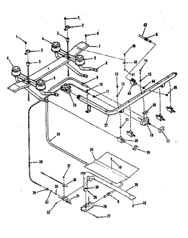 Burner section