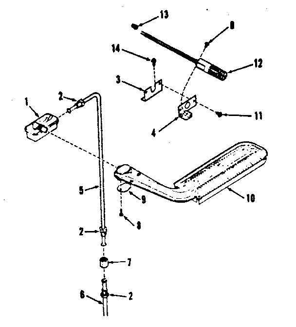 Upper oven burner section