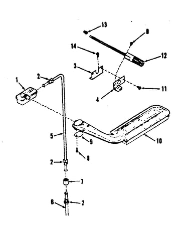 Upper oven burner section