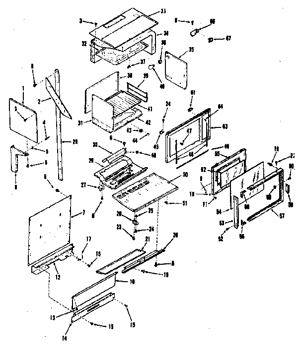 Upper body section