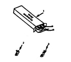 Kenmore 9117838710 wire harnesses and components diagram