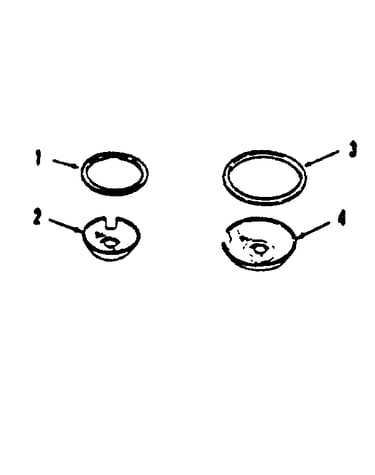 Porcelain pan and chrome ring kit