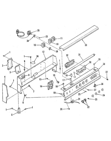 Backguard section