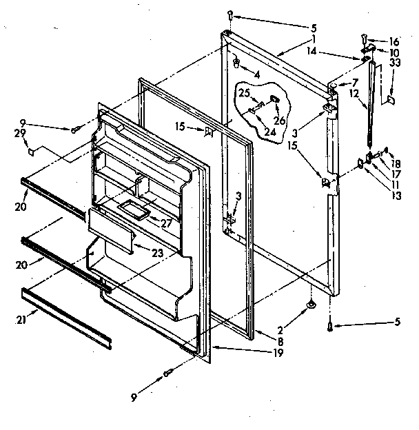 REFRIGERATOR DOOR