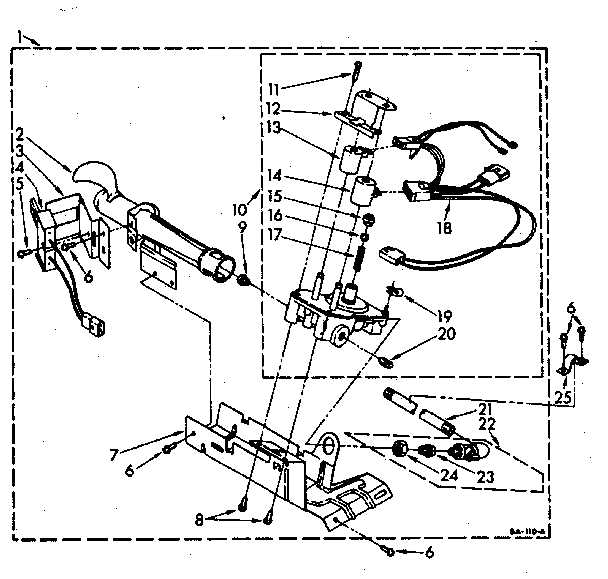 694670 burner assembly