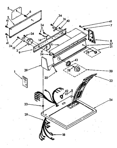 Top and console parts