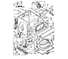 Kenmore 11087477310 cabinet parts diagram