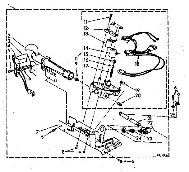 694670 burner assembly
