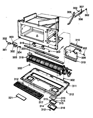 Grill and duct parts