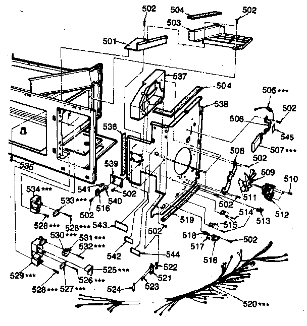 Switch and microwave parts