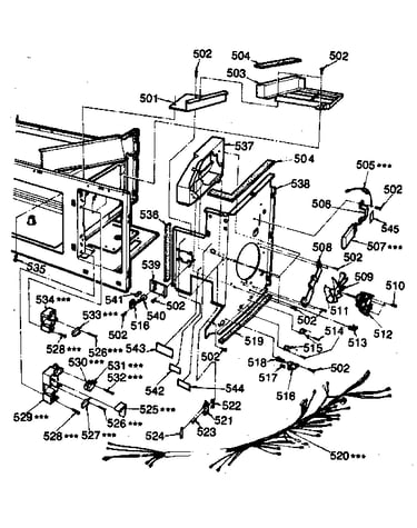 Switch and microwave parts