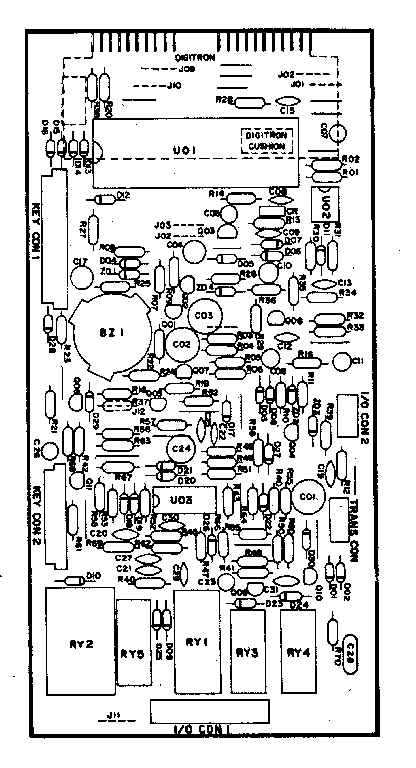 Power and control circuit board part no. 500886