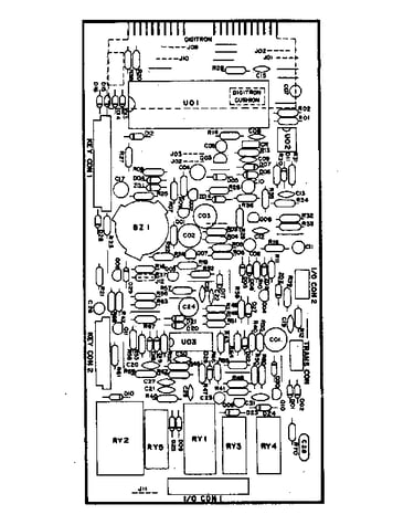 Power and control circuit board part no. 500886