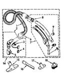Hose and attachment parts