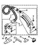 Hose and attachment parts