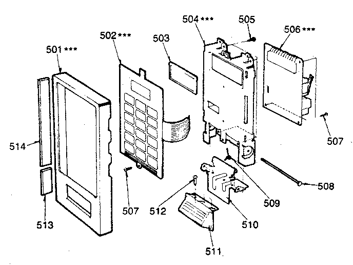Control panel parts