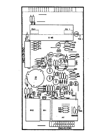 Power and control circuit board part no. 500629