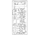 Kenmore 7218876780 power and control circuit board part no. 500755 diagram