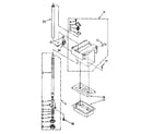 Kenmore 19025 (1988) powerscrew and ram parts diagram