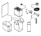 Kenmore 19025 (1988) accessory parts diagram