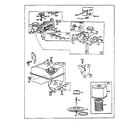 Briggs & Stratton 130200 TO 130299 (1731-01-1731-01 air cleaner, carburetor, and fuel tank assembly diagram