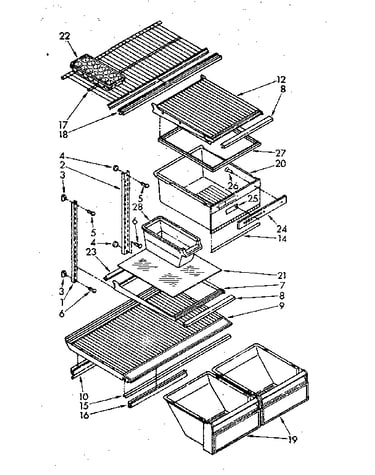 Shelf parts