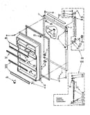 Refrigerator door parts