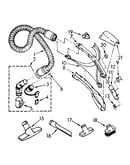 Hose and attachment parts