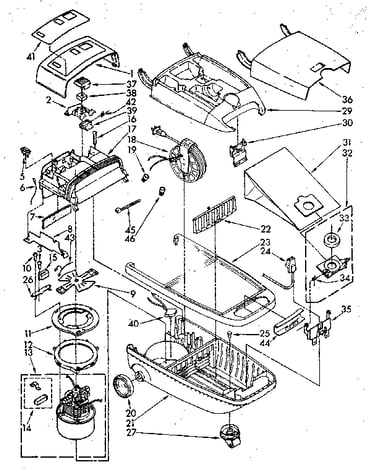 Vacuum cleaner parts
