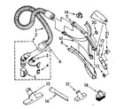 Kenmore 1162645288 hose and attachment parts diagram