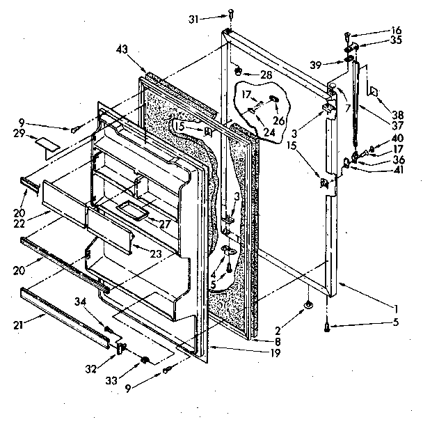 REFRIGERATOR DOOR