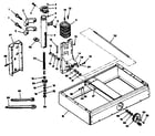 Craftsman 113198511 figure 2 - base and column assembly diagram
