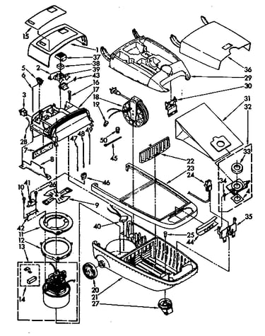 Vacuum cleaner parts