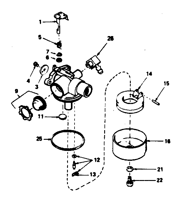 Carburetor no. 632389