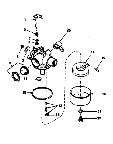 Carburetor no. 632389
