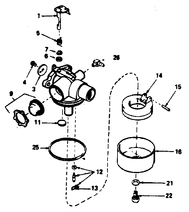 CARBURETOR NO. 632387