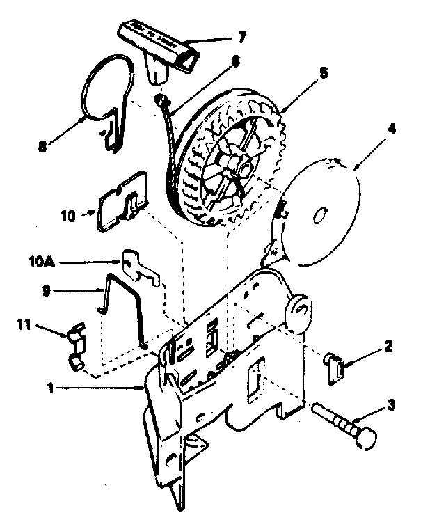 REWIND STARTER NO. 590531