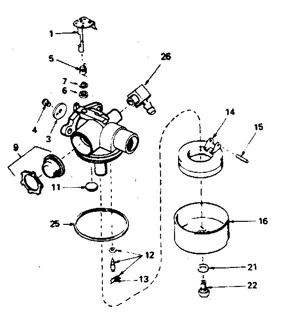 Carburetor no. 632389