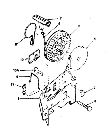 Rewind starter no. 590531