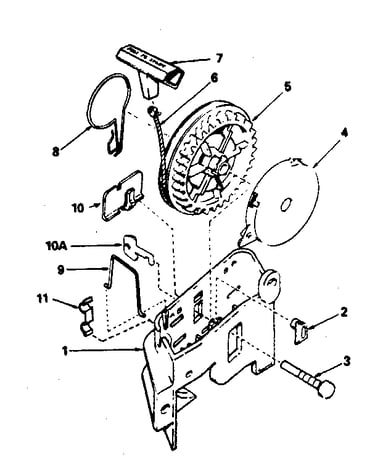 Rewind starter no. 590531