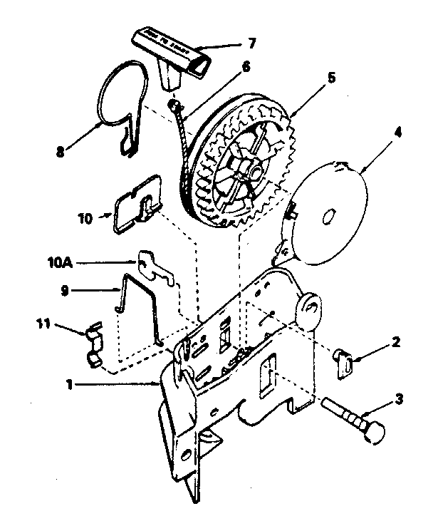 Rewind starter no. 590531