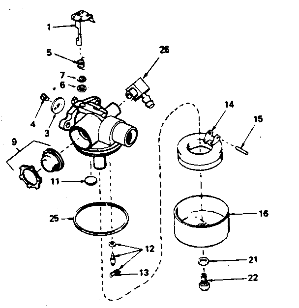 Carburetor no. 632389