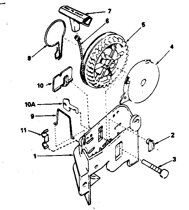 Rewind starter no. 590531
