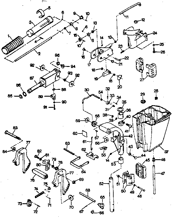 Motor leg