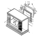 LXI 56448128850 front cabinet assembly diagram