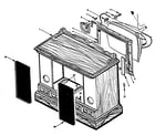 LXI 56448130850 front cabinet assembly diagram
