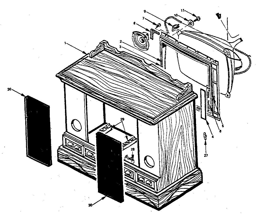 Front cabinet assembly
