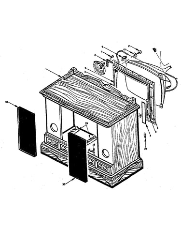 Front cabinet assembly