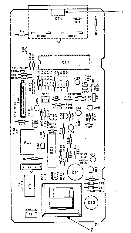 Power & control circuit board (part no. 13701)